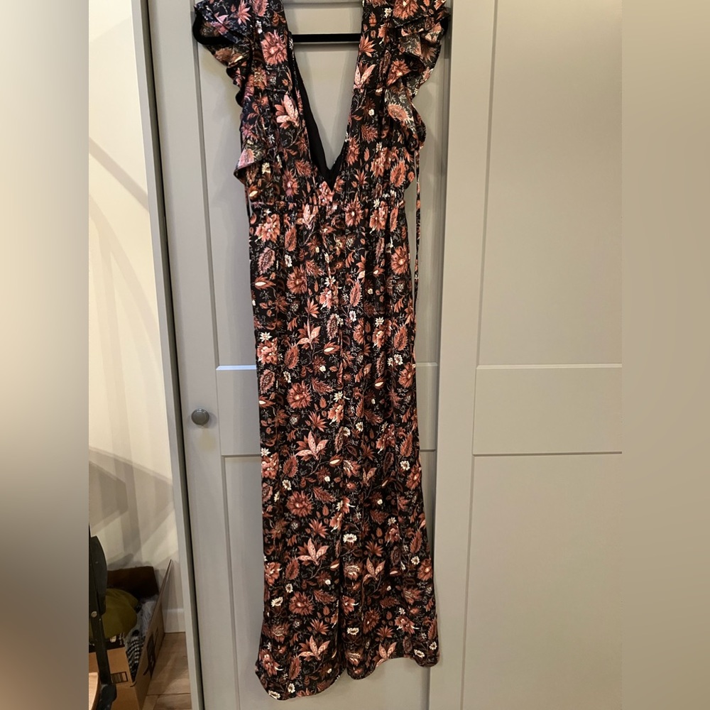 Madewell Floral Jumpsuit